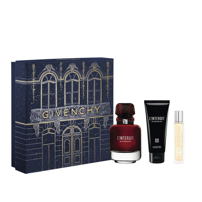 Set de Perfume Mujer Givenchy L'interdit Rouge 3 Piezas