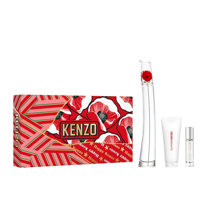 Set de Perfume Mujer Kenzo Flower by Kenzo 3 Piezas