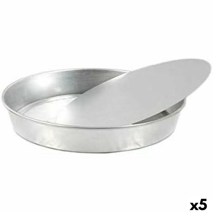 Springform Pan VR Aluminium Silver 29 x 29 x 4 cm (5 Units)