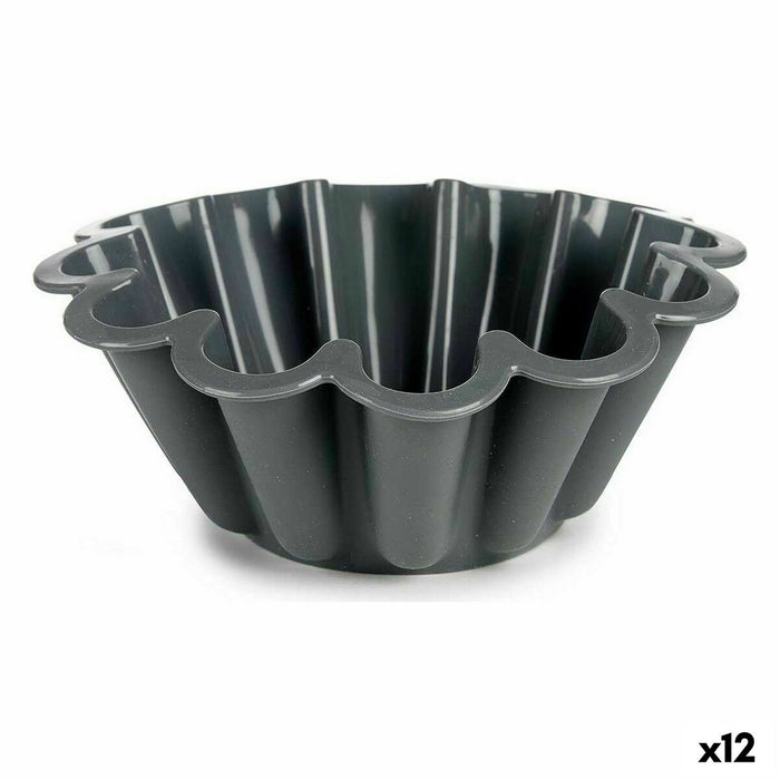 Molde para Flan Alto Silicona 1,5 L 24,5 x 8,5 x 24,5 cm (12 Unidades)