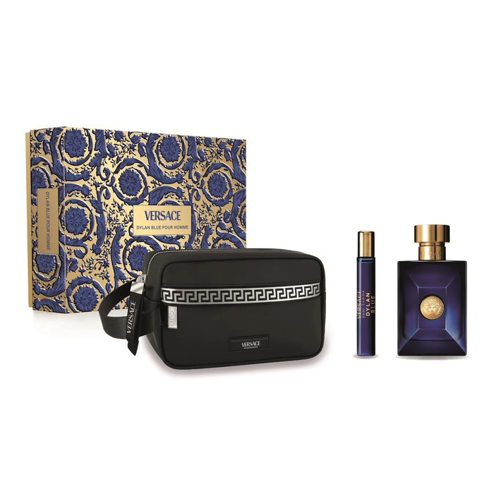 Set de Perfume Hombre Versace Dylan Blue 3 Piezas