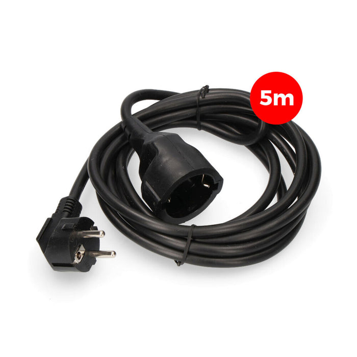 Extension Lead EDM 23214 Black 5 m