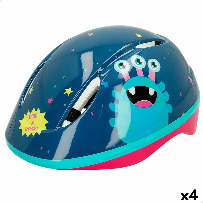 Casque Enfant Colorbaby Monstre (4 Unités)