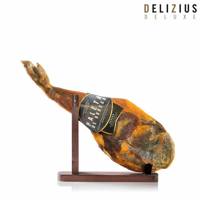 Set of Cellar Cured Ham Shoulder and Ham Holder Delizius Deluxe